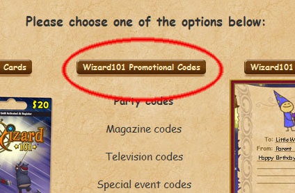 Free wizard101 crown codes